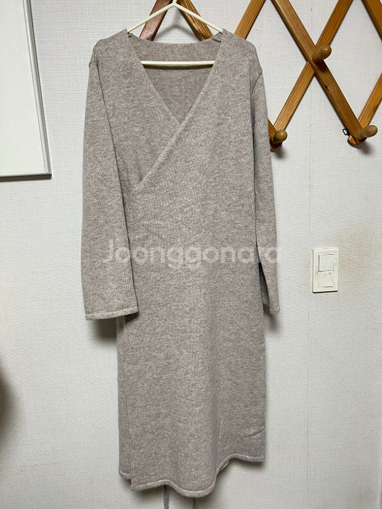 니트원피스 랩원피스 랩가디간 롱가디간--4