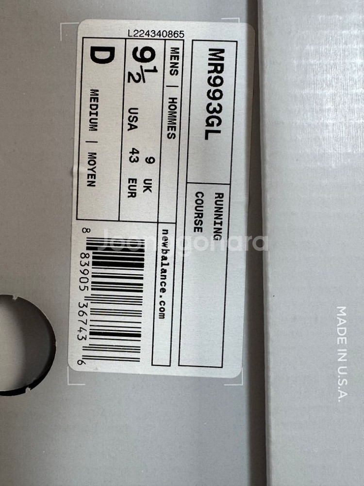 뉴발란스 993 그레이 275--5