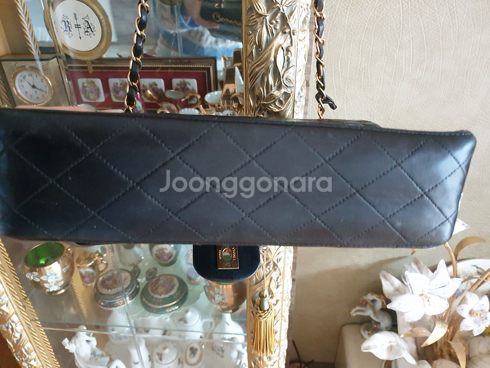 샤넬 빈티지 정품 금장--3