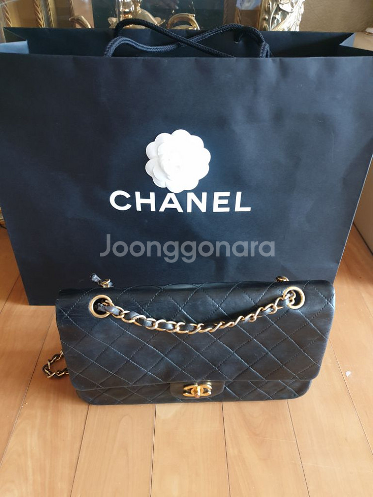 샤넬 빈티지 정품 금장--4