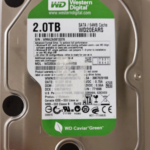 WD 씨게이트 2.0TB 3.5인치 하드디스크 2개