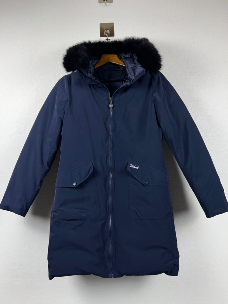 [택포] 볼빅 여성 리버서블 폭스퍼 구스다운 패딩 이미지