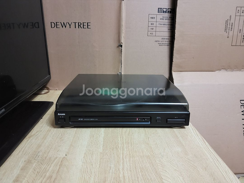 아남 LP 턴테이블 AP 20 (오디오 앰프 음향기기--4