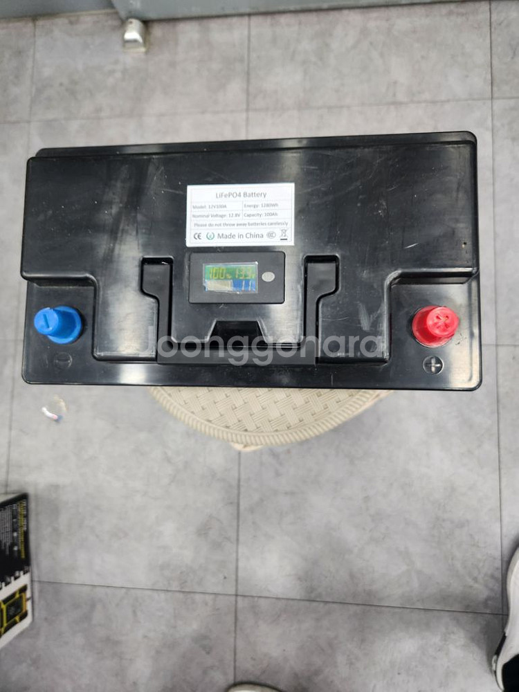 12V 100Ah LifePO4 배터리 + 충전기 세트--2