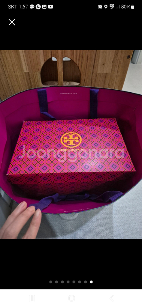 토리버치 벨벳하이힐--7