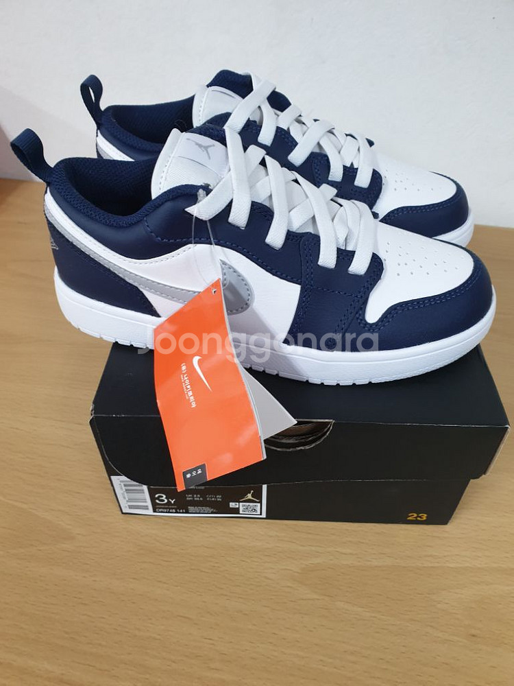 나이키 조던 1 로우 키즈 찍찍이 어린이 운동화 220--1