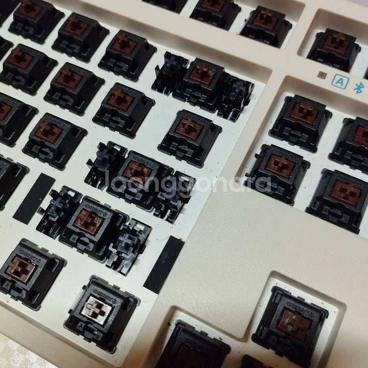 레오폴드 fc750r bt 커스텀키보드 체리갈축 땅딸기--8