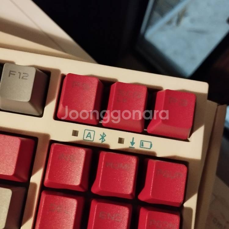 레오폴드 fc750r bt 커스텀키보드 체리갈축 땅딸기--4