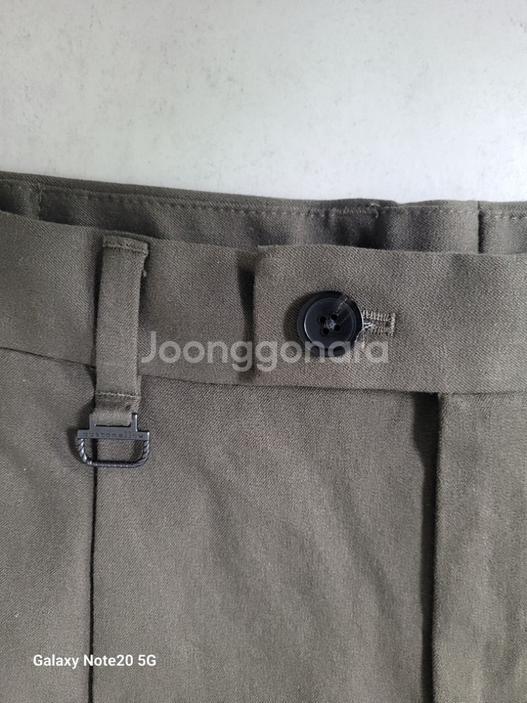 커스텀멜로우 간절기.겨울 지노 면바지(카키.사방스판32--1