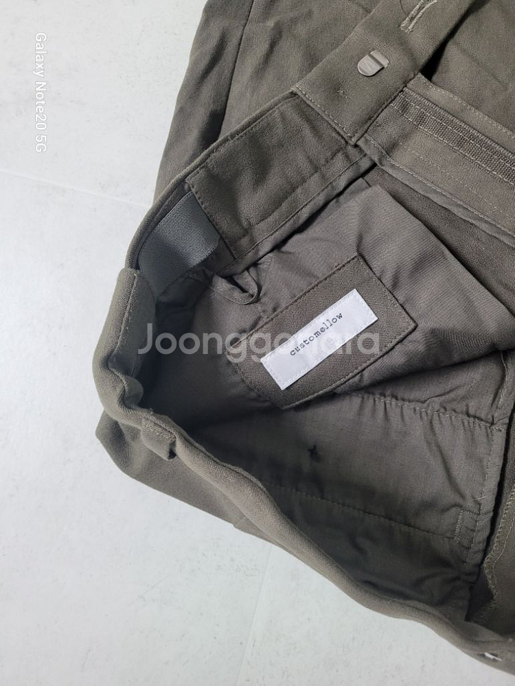 커스텀멜로우 간절기.겨울 지노 면바지(카키.사방스판32--3