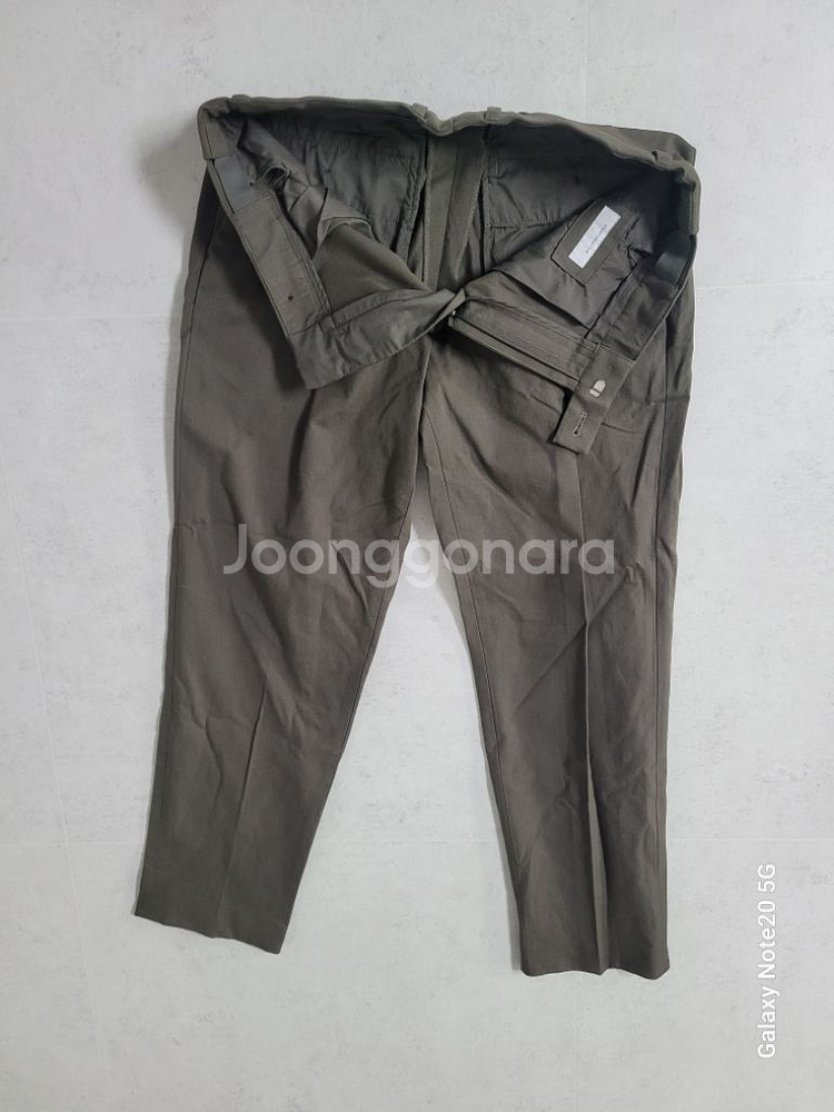 커스텀멜로우 간절기.겨울 지노 면바지(카키.사방스판32--2