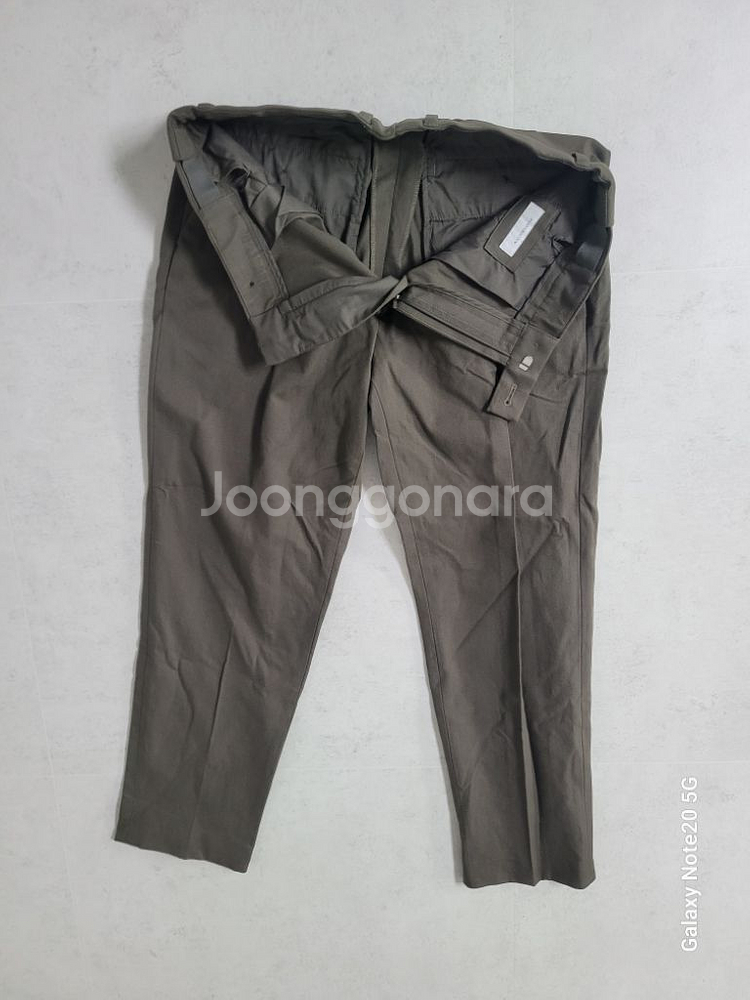 커스텀멜로우 간절기.겨울 지노 면바지(카키.사방스판32--9