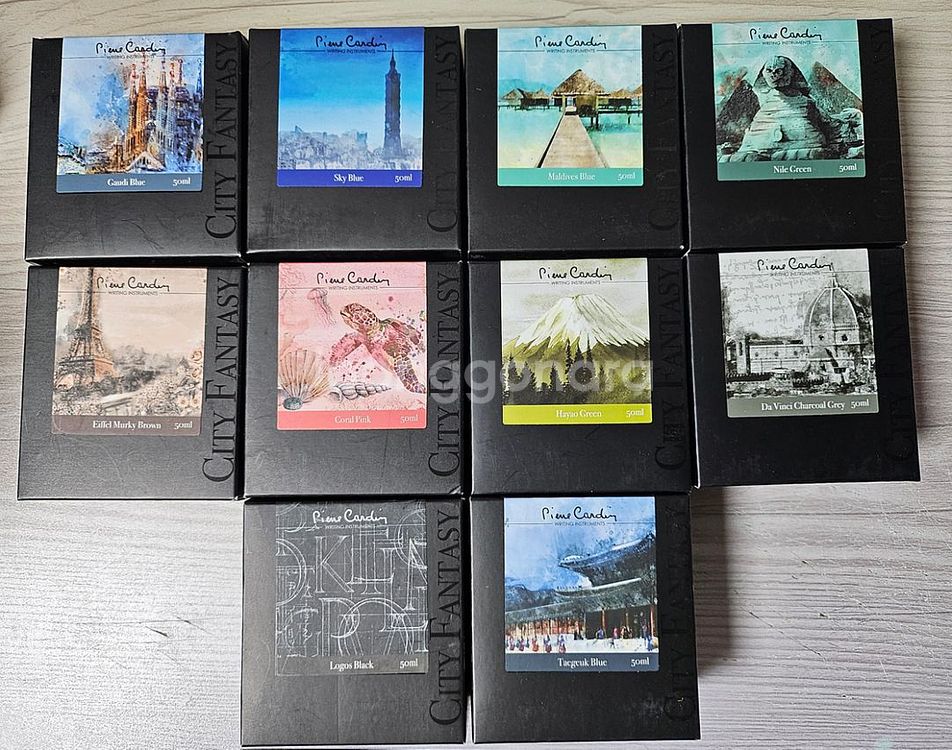 피에르가르뎅 만년필잉크 10종일괄--0