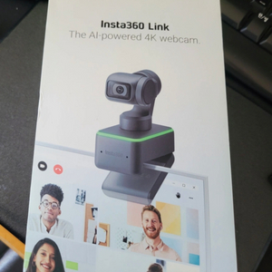 AI PC캠 인스타 insta360 link 4k웹캠