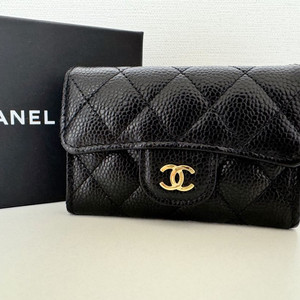 샤넬 정품 금장 카드지갑(새상품)