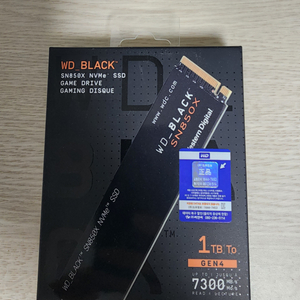 WD sn850x SSD 1TB /국내품/원11 문서