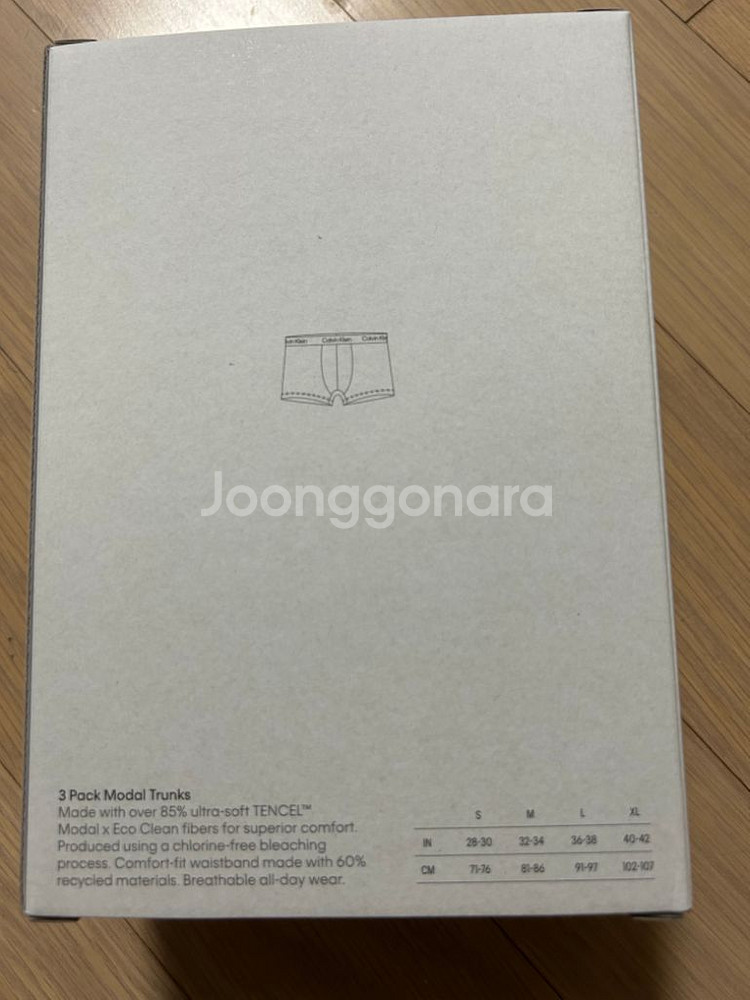 (L) CK 모달 드로즈 블랙 3pack--2