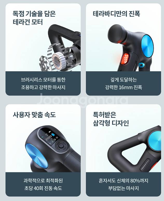 테라바디 테라건 프로플러스 진동 마사지건--5