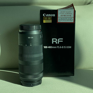 캐논 rf100-400mm 렌즈 박스 포함