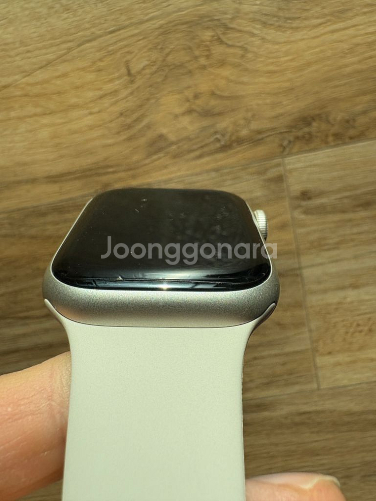 애플워치7 45mm 스타라이트 풀박스셋 배터리92프로--5