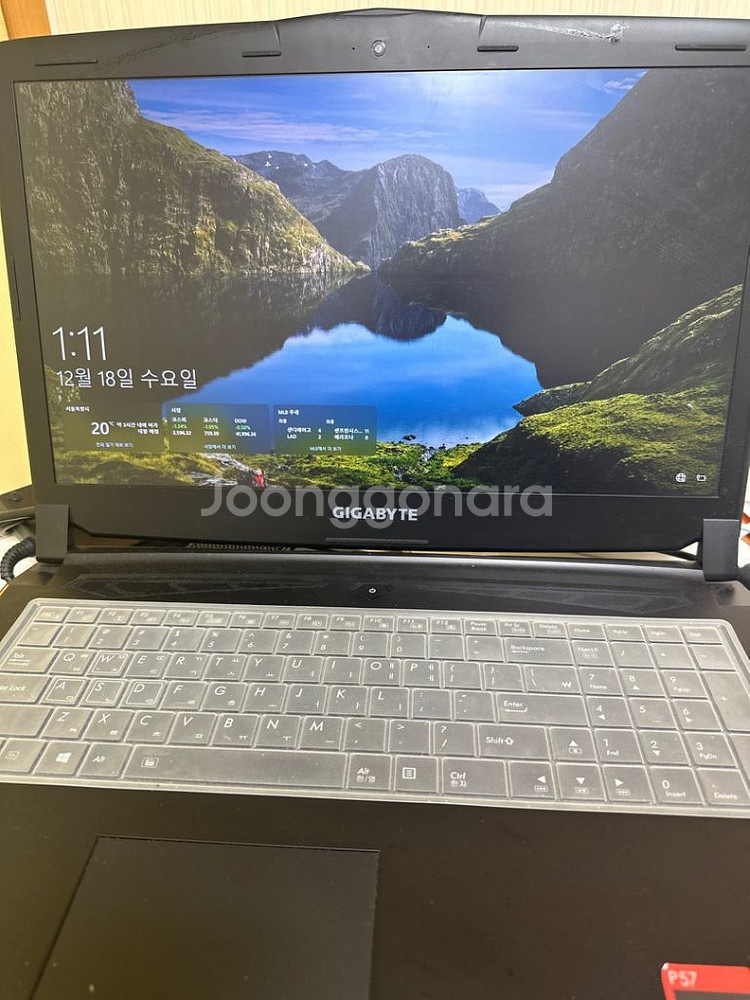 노트북 17인치 기가바이트 게이밍 p57 i7 GTX1--3