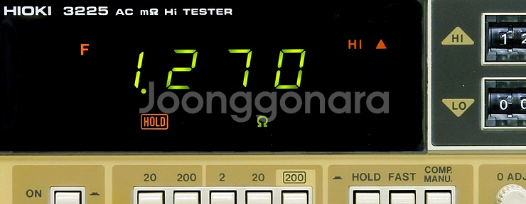 Hioki 3225 디지탈 AC 미리옴 하이테스터--1