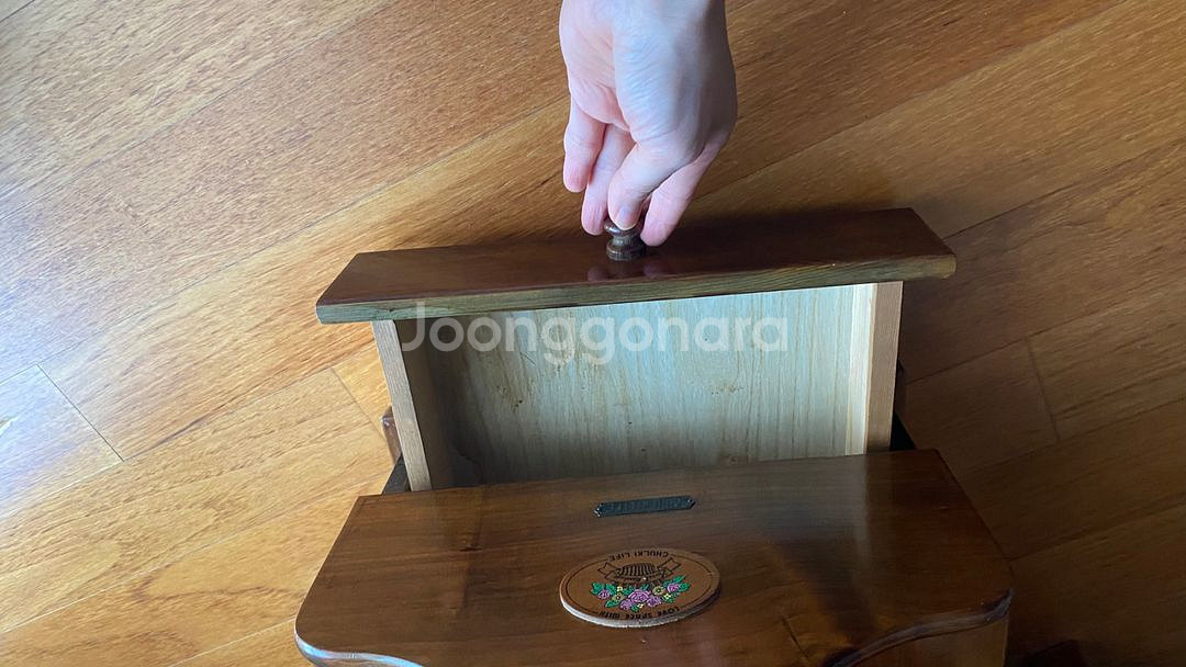 빈티지 원목 보관함--6