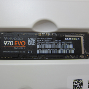 삼성전자 970 EVO M.2 NVMe 2TB