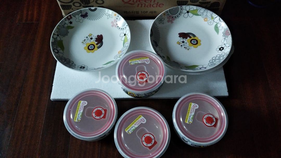 퀸메이드 페스티벌 디너세트 10p/밀폐용기/대접시--5