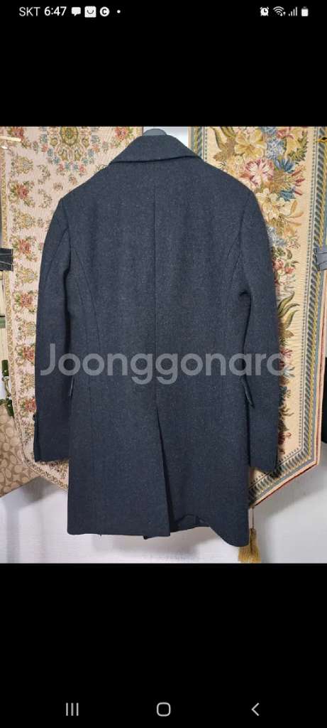 95여 지오송지오 더블 모직 코트 상태A--1