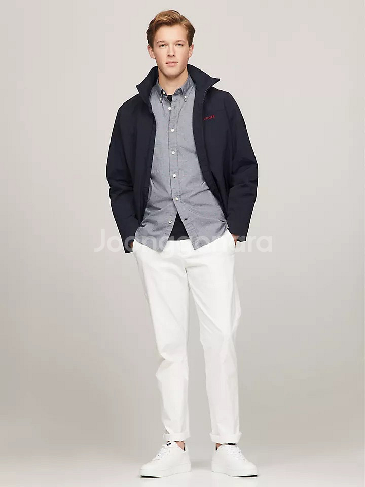 타미힐피거Regular Fit Stretch Oxfor--1