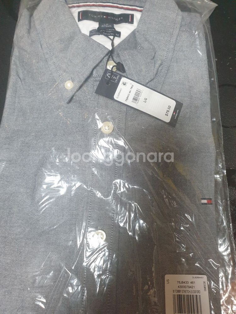 타미힐피거Regular Fit Stretch Oxfor--4