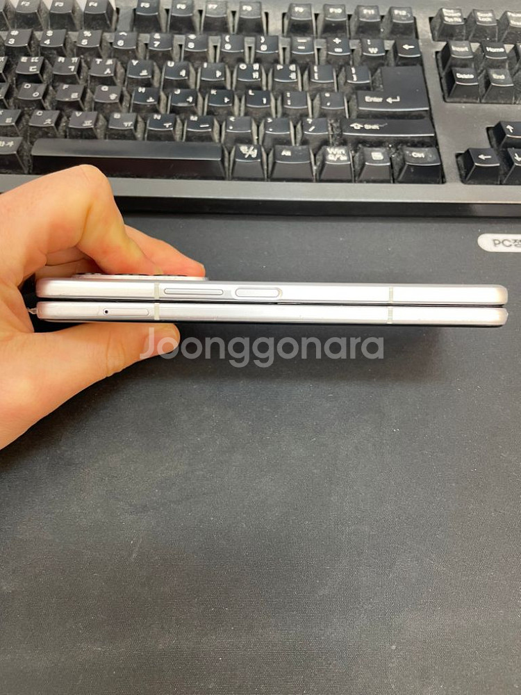 갤럭시Z폴드3 실버 512GB 무잔상 상태좋은 중고--4