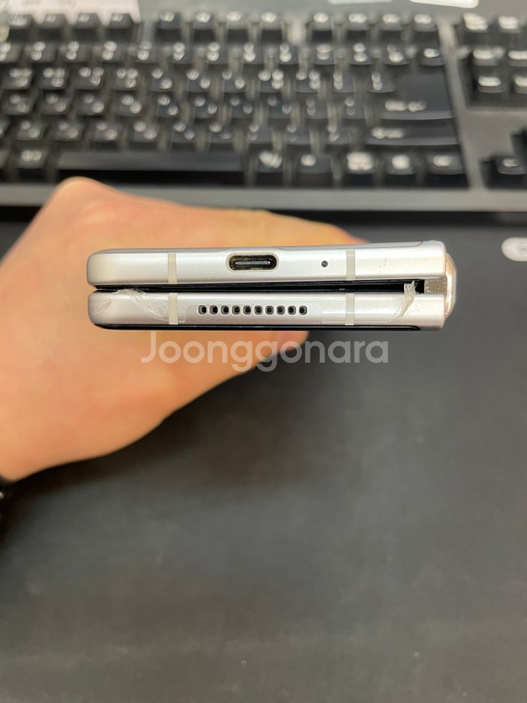 갤럭시Z폴드3 실버 512GB 무잔상 상태좋은 중고--5