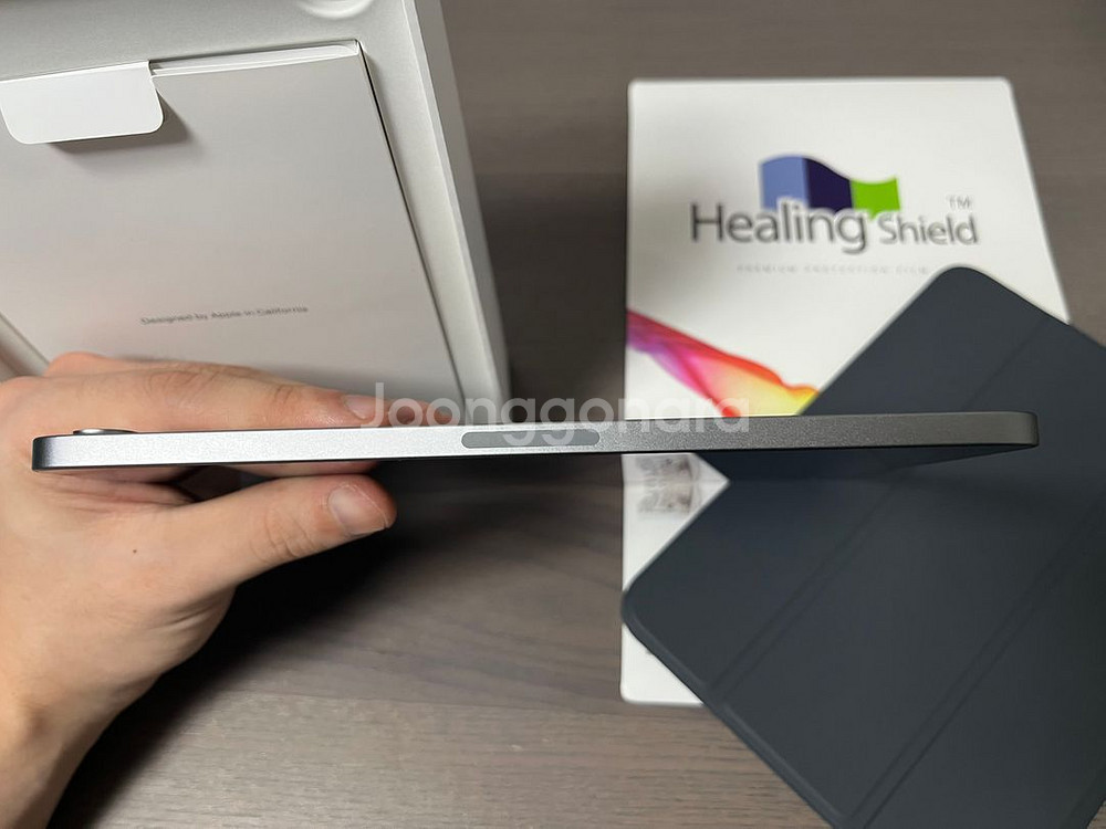 아이패드미니 7세대 + 종이필름 + 니케 폴리오 케이스--4