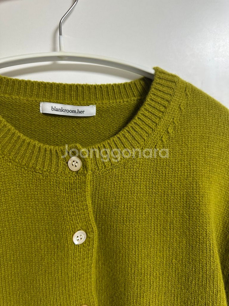 블랭크룸우먼 라운드 가디건--2