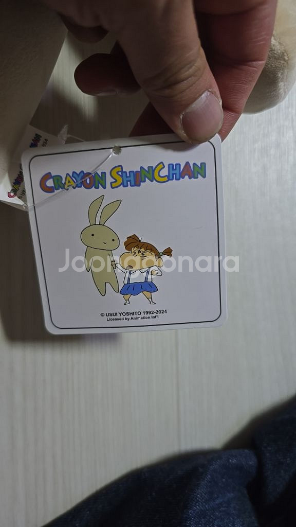 짱구는 못말려 유리 토끼 인형--1
