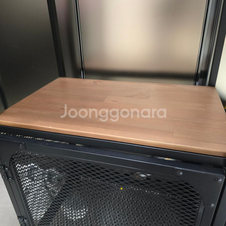 부산)이케아 피엘보 선반 수납 전자렌지다이--4