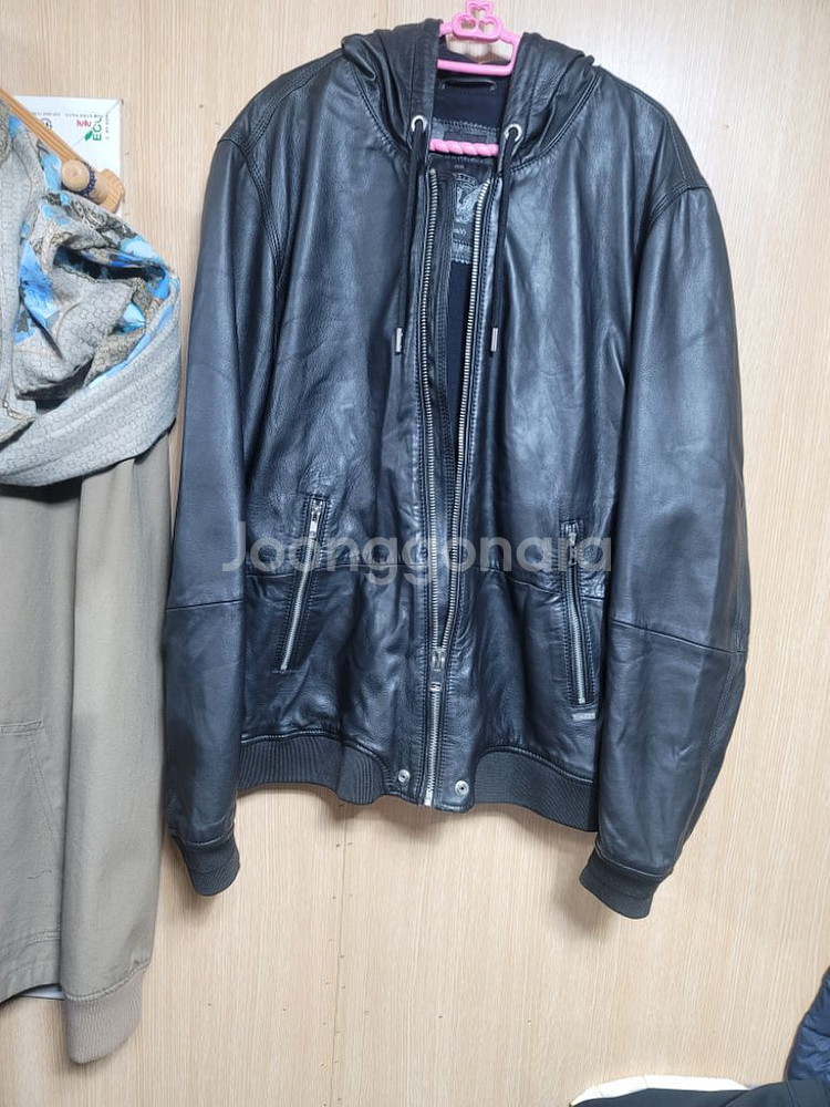 디젤 양가죽 후드점퍼 105--2