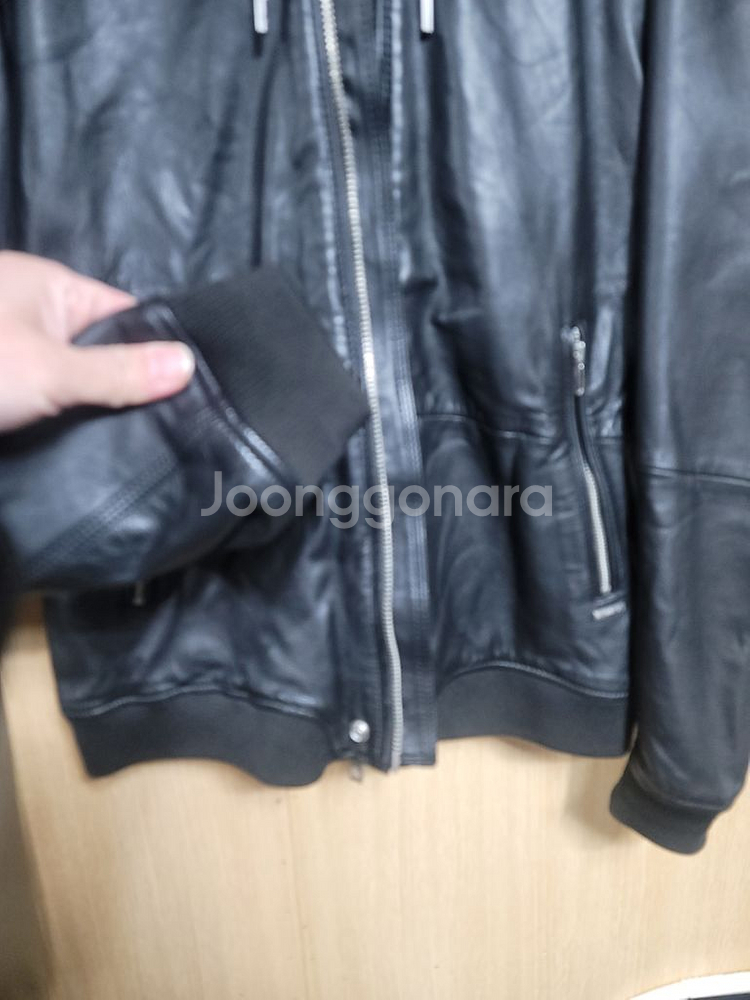 디젤 양가죽 후드점퍼 105--5