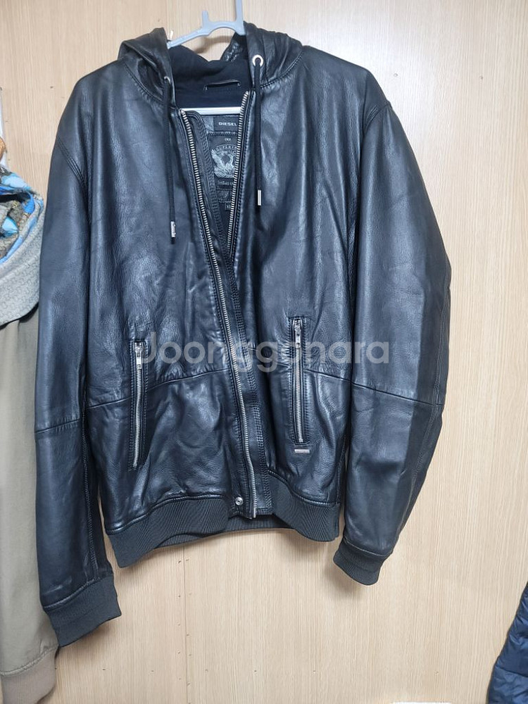 디젤 양가죽 후드점퍼 105--9