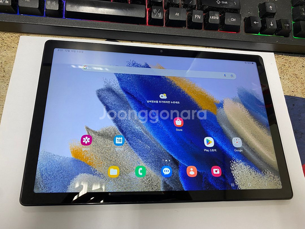 X205N 자급제 갤럭시탭A8LTE 그라파이트 64GB--1