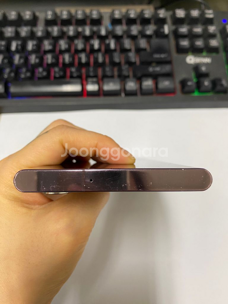 KT 갤럭시S22울트라 버건디 액정SS급 256G무잔상--3