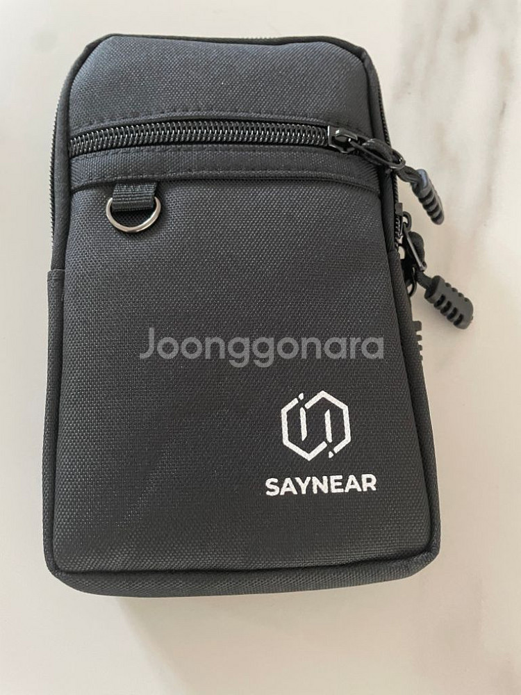 등산파우치(블랙/브라운) 새상품--1