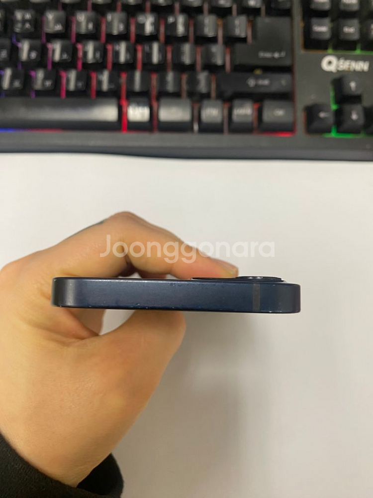 아이폰12미니 블랙 액정SS급 64GB 배터리100%--3