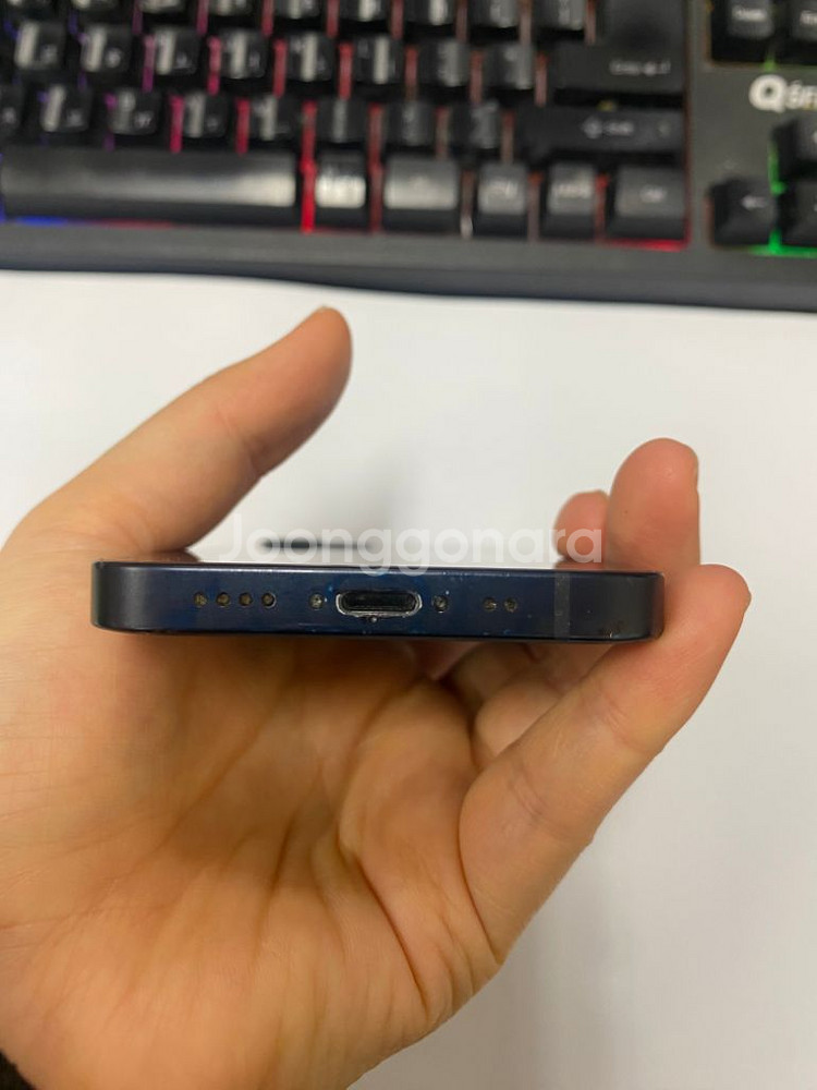 아이폰12미니 블랙 액정SS급 64GB 배터리100%--6