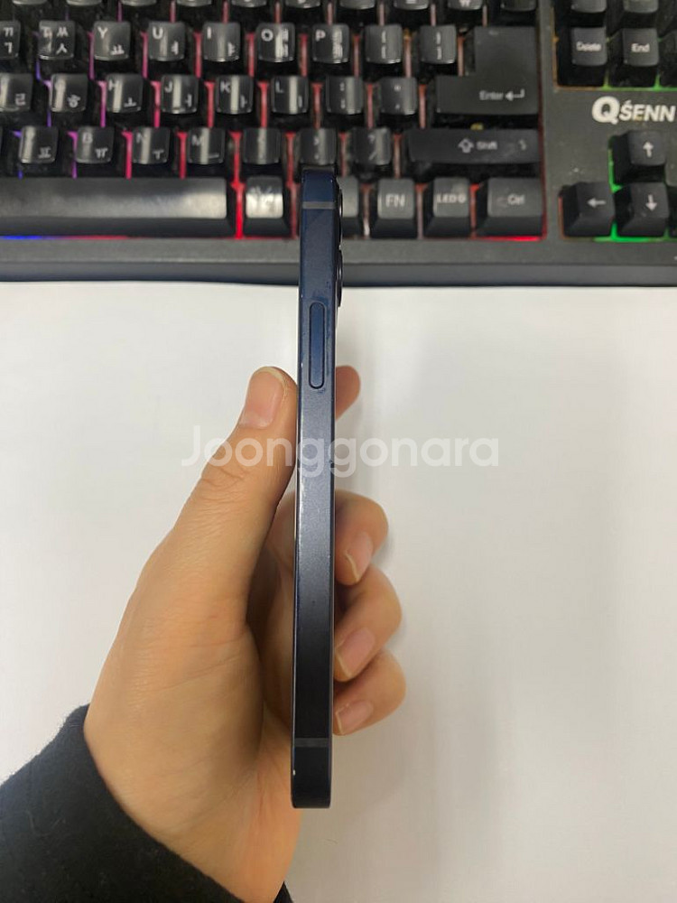 아이폰12미니 블랙 액정SS급 64GB 배터리100%--5
