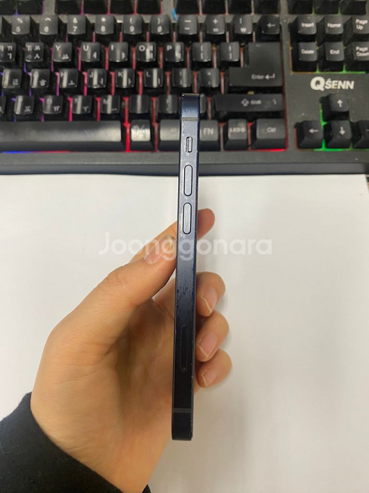 아이폰12미니 블랙 액정SS급 64GB 배터리100%--4