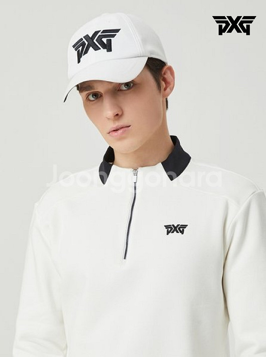 PXG 에센셜 겨울 트윌 캡 화이트 팔아요--1