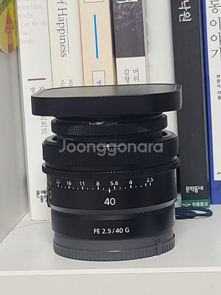 sel40f25g 40g 소니 렌즈 하오게 후드 포함--3